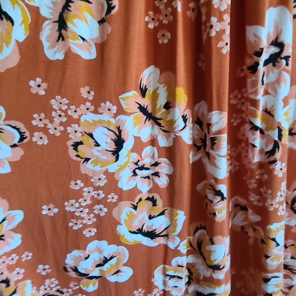 RACHEL PALLY Orange Floral Zahara Sleeveless‎ Maternity Maxi Dress Women's XS - Picture 11 of 15